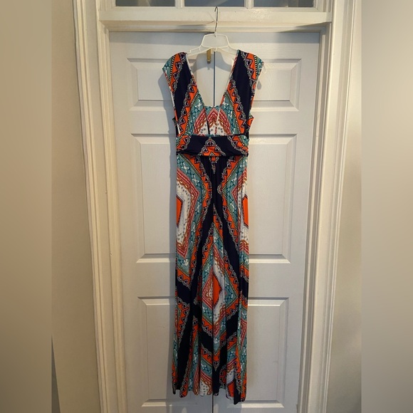 Long (stretch) “tribal” maxi from anthropology - Picture 3 of 5